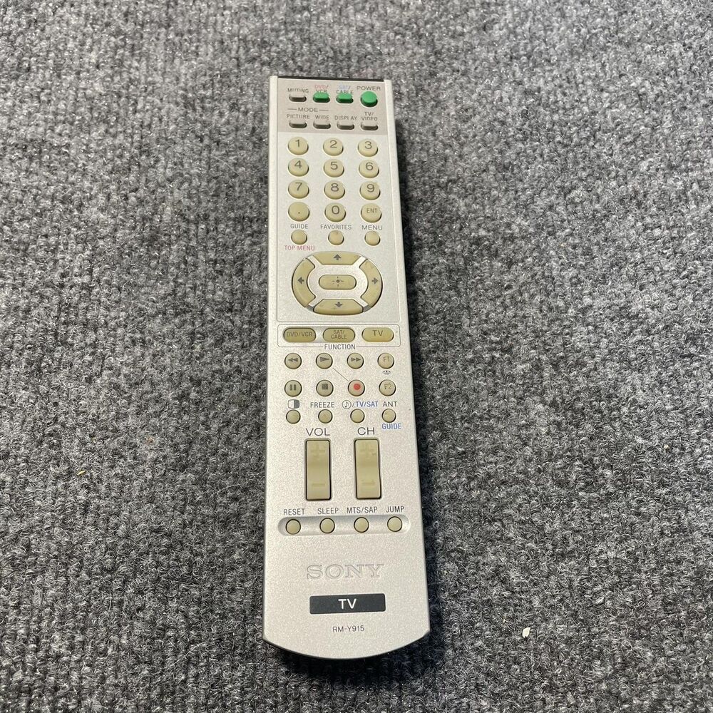 Sony TV Remote Control RM-Y915 Genuine OEM Replacement for LCD HDTV AV DVD